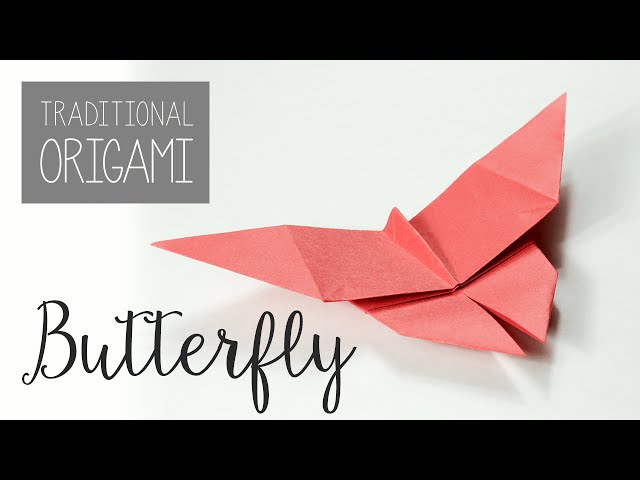 How To Make A Traditional Origami Butterfly - Folding Instructions - Origami  Guide