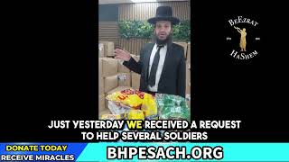 Kimcha D’Pischa - Aider Plus de 600 Familles pour Pessa'h