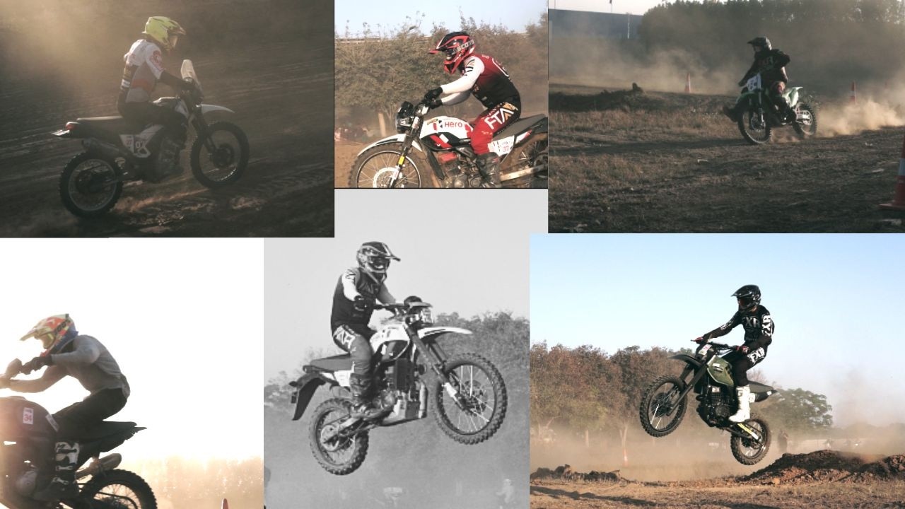 I attended a 'motocross' practice session in India..