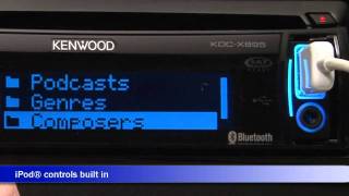 Kenwood KDC-X895 Car Receiver Display and Controls Demo | Crutchfield Video Kenwood KDC-X895 Car Receiver Display and Controls Demo | Crutchfield Video