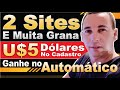 2 SITES PRA GANHAR DINHEIRO SEM FAZER NADA | Como Ganhar Dinheiro na Internet