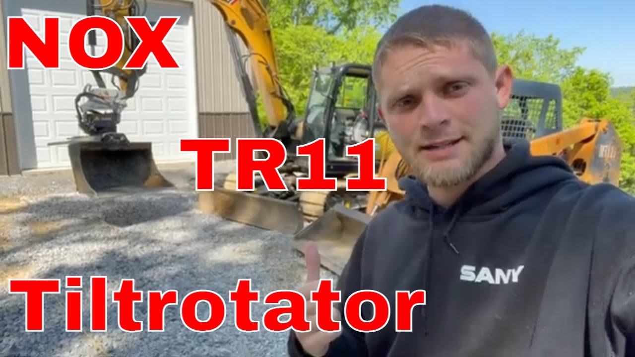 Мой новый поворотно-наклонный механизм Kinshofer Nox на моём экскаваторе SANY SY80! (Палец до сих...