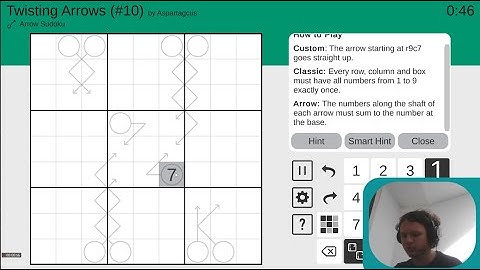 Solving the "Cracking the Cryptic" Puzzle #10 - Twisting Arrows