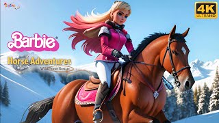 Barbie Horse Adventures Wild Horse Rescue #2 | Montanha Gelada | Português 4K @ZigZagGamerPT