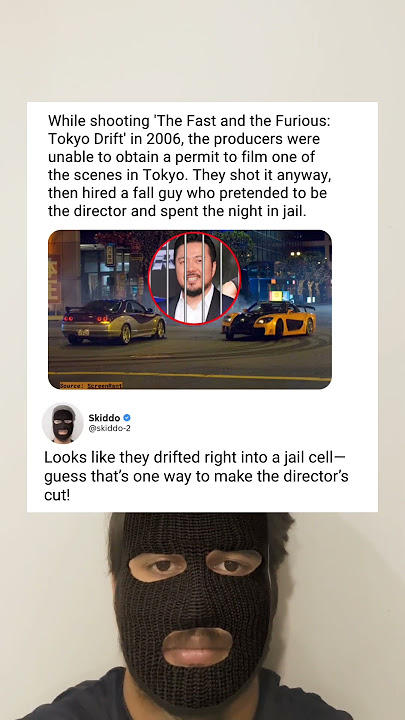 While shooting fast & furious producer were unable to get permit for Tokyo drift scene