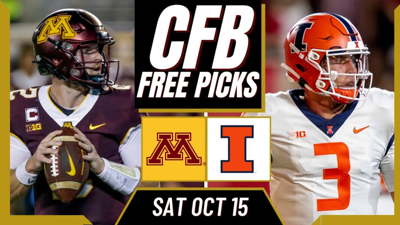 College Football Free Picks MINNESOTA vs ILLINOIS Prediction NCAAF