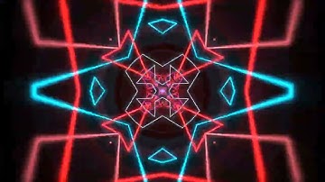 motion colorful neon geometric shape in space abstract background elegant and luxury dyn