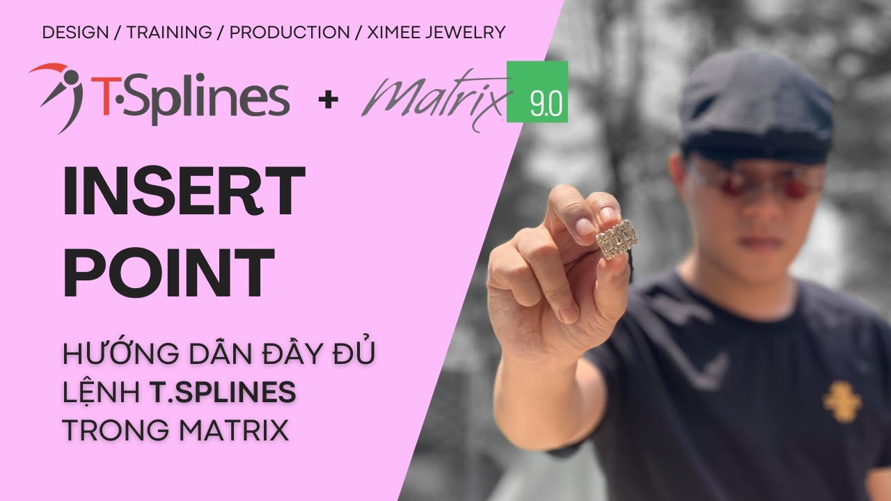 Matrix Insertion Point Insert Point | Tsplines For Matrix | Học vẽ trang sức 3D Matrix - YouTube