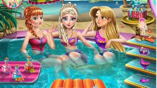 Frozen Games - Princess Pool Party-Disney Princess Baby Games for Kids screenshot 5