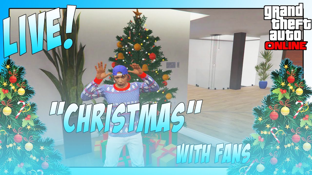 GTA 5 Christmas w/ Fans Live! YouTube