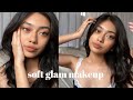 EASY AND DRUGSTORE SOFT GLAM MAKEUP LOOK (perfect for the holidays!!)