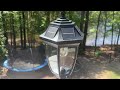 Solar Post Lamp Lights, Dusk to Dawn Post Light, Outdoor Waterproof Solar Motion Sensor