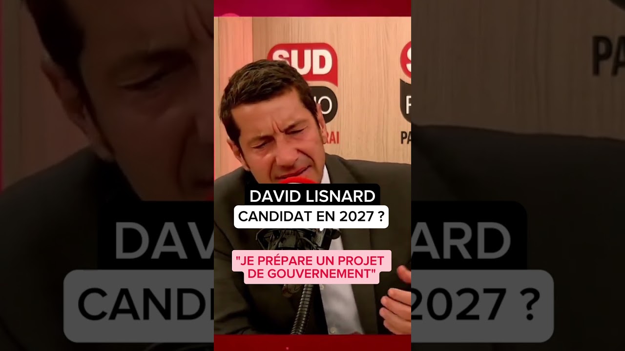 David Lisnard sera-t-il candidat en 2027 ? Il se confie au micro de Sud Radio