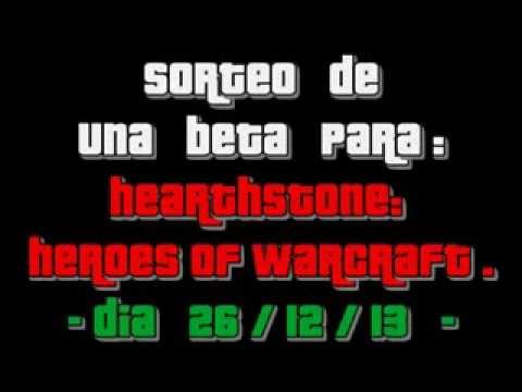 Vídeo: Sorteo Clave De La Beta De Hearthstone: Heroes Of Warcraft