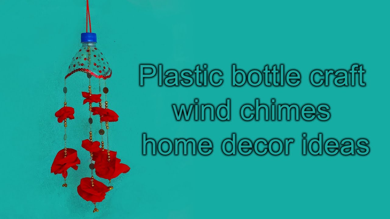 Plastic Bottle Craft Wind Chimes Home Decor Ideas - YouTube