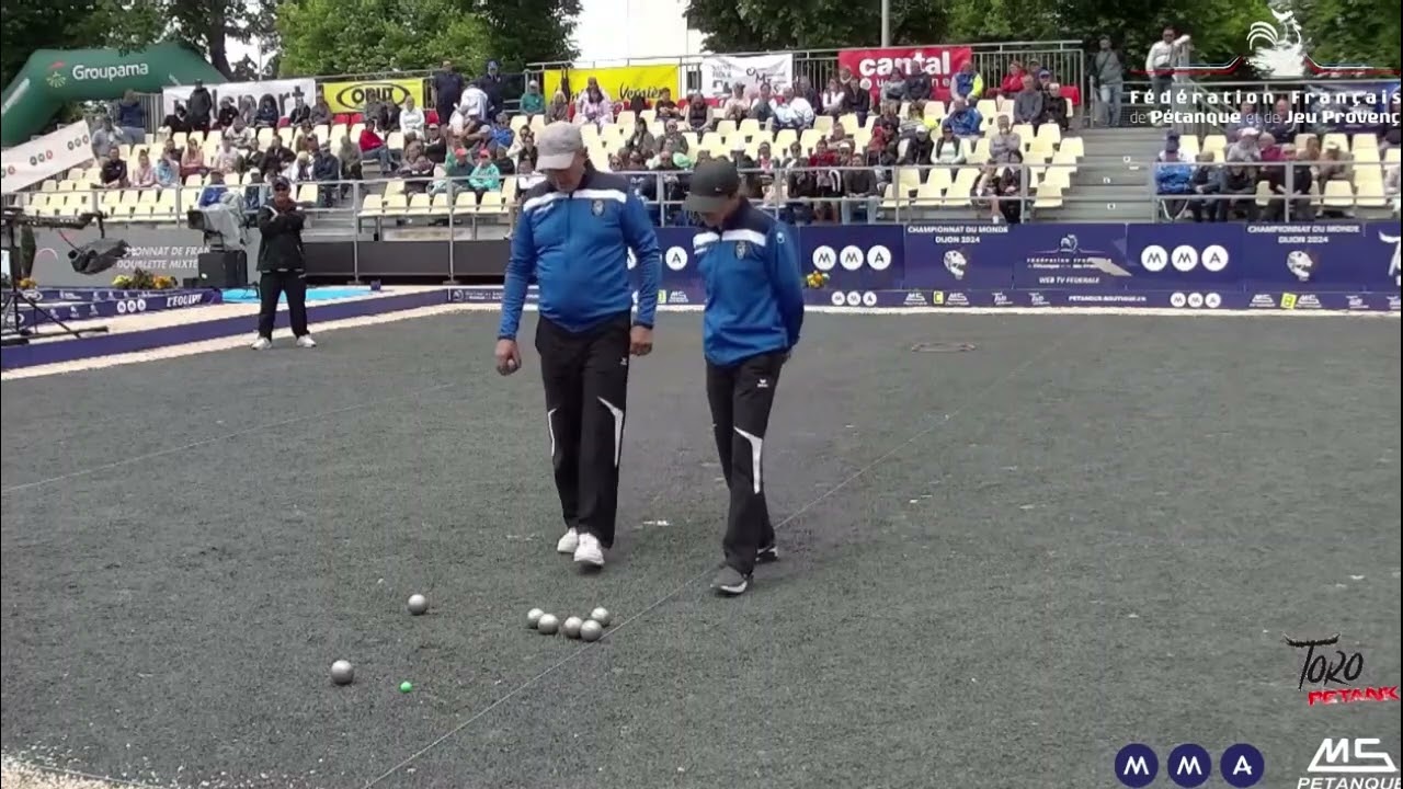 Petanque French 2024, Mixed Double CD 64 vs Allier