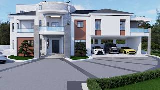 exclusive 7 bedroom mansion design ID9088