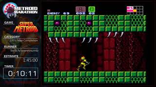 Metroid Marathon 2015 - #02 - Super Metroid 100% Map Completion