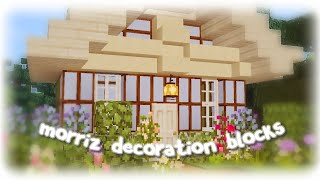 Timber Frames in MCPE! Morriz Decoration Blocks! (not available any longer)