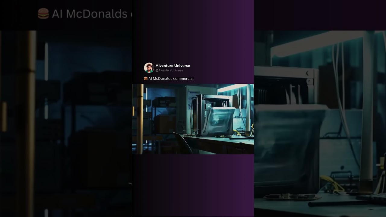 🍔 AI McDonalds commercial