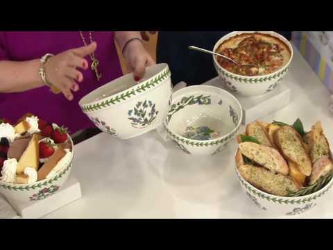 Portmeirion Botanic Garden Nesting Bowls on QVC