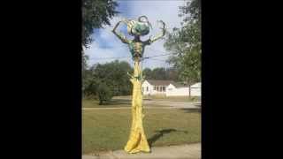 Paper mache Scarecrow Jack 2015