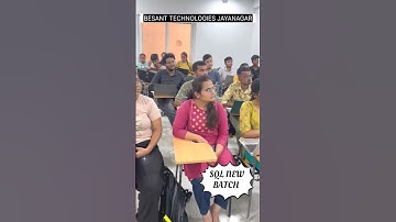 📢 SQL New Batch Started at Besant Technologies – Jayanagar! 🗄️💻 #besanttechnologies