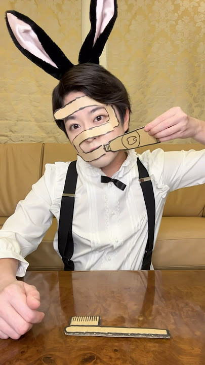PUT CARDBOARD TOOTHPASTE ON ONE’S FACE！#asmr