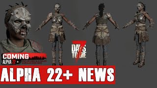 7 Days to Die ? Alpha 22+ NEWS  Banditen und Charaktermodelle