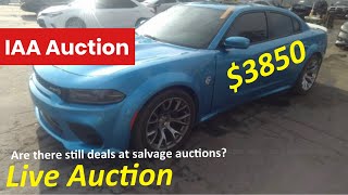 IAA Live Auction, Hellcats and Other Cars CHEAP
