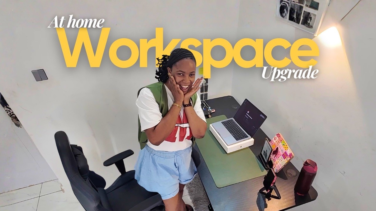 I BUILT MY Home WORKSPACE 🛠️ | Standing Desk + Ergonomic Chair Setup (WFH Upgrade 2026)