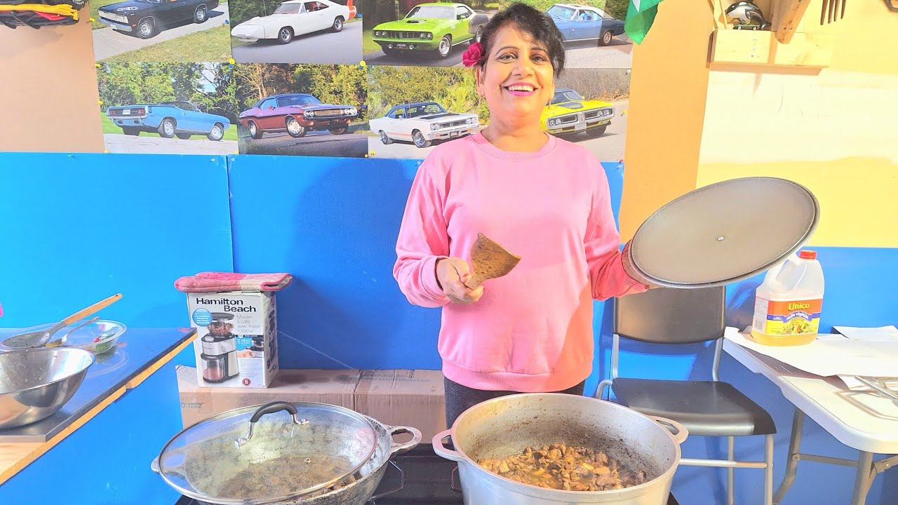 Гайанская традиция: куриная печень и бёдра бунджал с дал-пури #хеллоуин #веселье