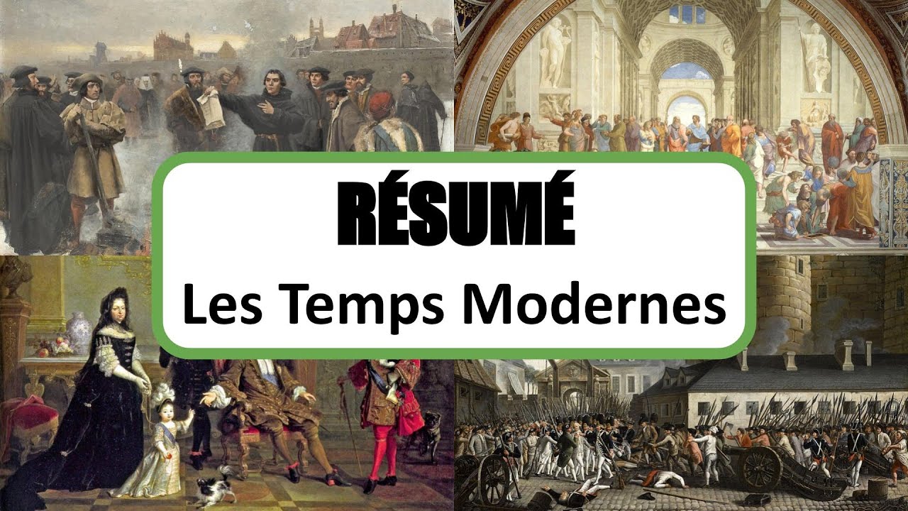 Illlustration De Page De Garde D'histoire Temps Moderne Histoire - Résumé - Les Temps Modernes - YouTube