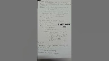 Discrete Fourier Series Explained in 60 Seconds! 🔥 | DFS Basics for Signals & Systems | #DSP
