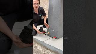 Adding a second outlet to an Ecosure water tank #diyinstallation #shorts #watertank