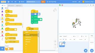 Scratch Tutorial : How To Create Rainbow Unicorn (Coding for Kids in 10 minutes) screenshot 5