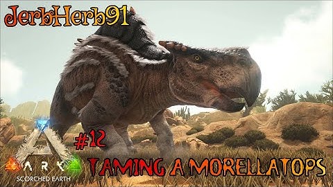 Taming a Morellatops! || Ark: Survival Evolved Scorched Earth #12