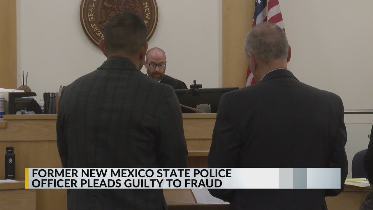 Former New Mexico State Police officer pleads guilty in fraud case ...