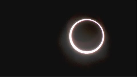 RAW VIDEO: Annular solar eclipse visible from central Utah