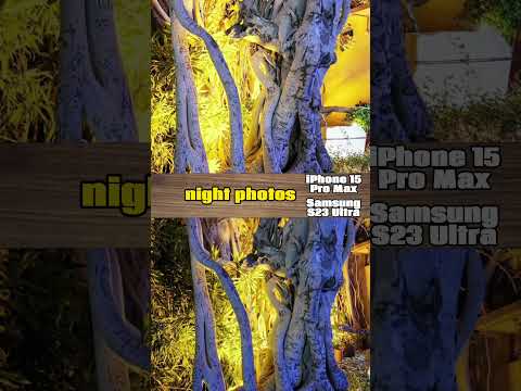 Night Vision Duel: iPhone 15 Pro Max vs. S23 Ultra - Night Photo Face-Off!