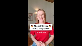 20 Great German Words & Phrases
