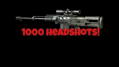 AS50 1000 Headshot Gold Title MW3 by Panda825