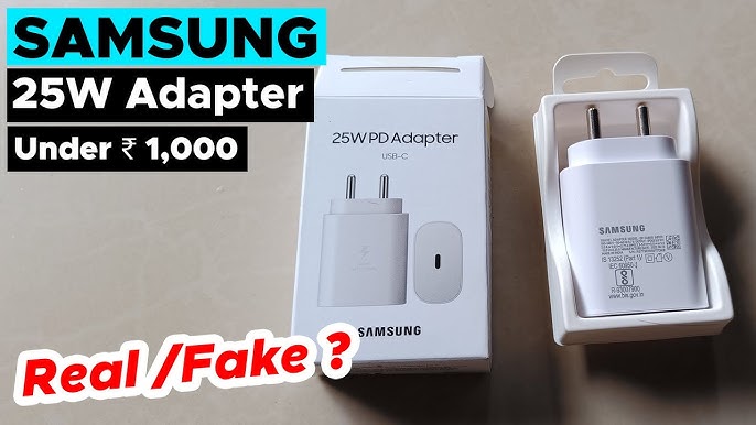 Buy SAMSUNG Original 25w Charger Adapter / Don't Buy The Wrong Charger -  YouTube