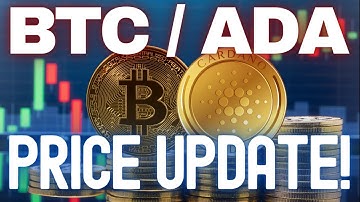 Cardano ADA & Bitcoin Price News Today - Technical Analysis Update and Price Now! Price Prediction!
