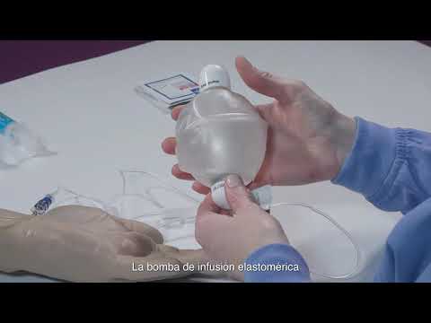 Administering Medication via Elastomeric Easy Pump at Home (Spanish Subtitles)