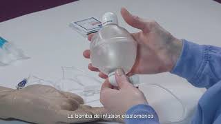 Administering Medication via Elastomeric Easy Pump at Home (Spanish Subtitles)