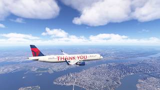 Sunny arrival in New York MSFS2024 Airbus A321
