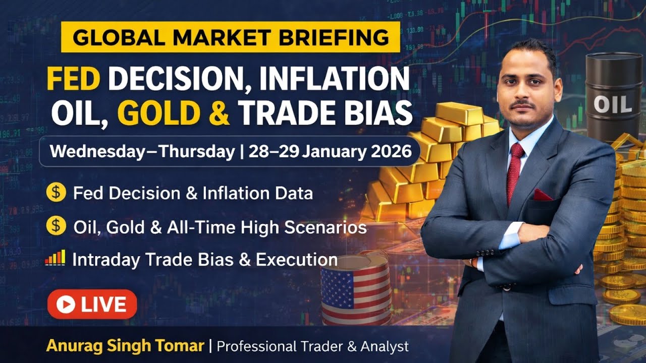 Trader should know this ~ Fed Decision & Inflation Impact | Gold ,Oil ,Indices & Market Structure