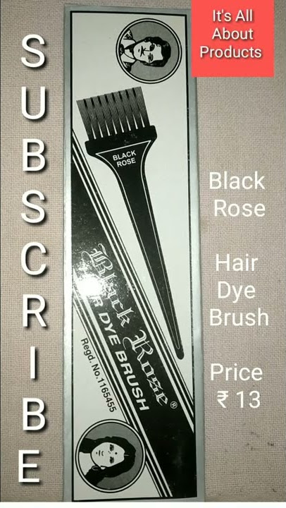 Black Rose Hair Dye Brush #blackrose #hairdye #brush