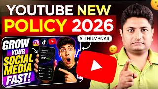YouTube AI Thumbnail New Policy 2026 | Can AI-Generated Thumbnails Get Your Channel Banned?